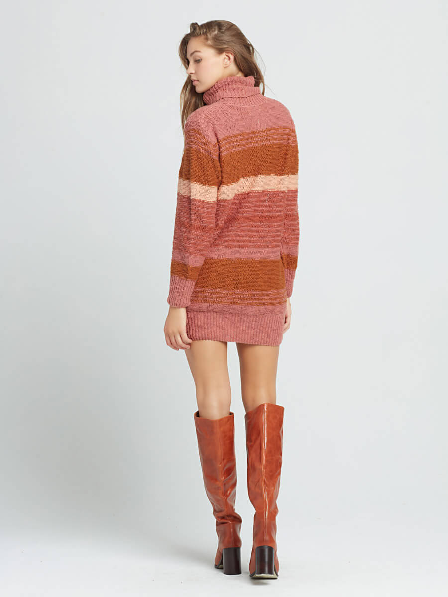 L*Space Jetsetter Sweater Dress in Serape Stripe
