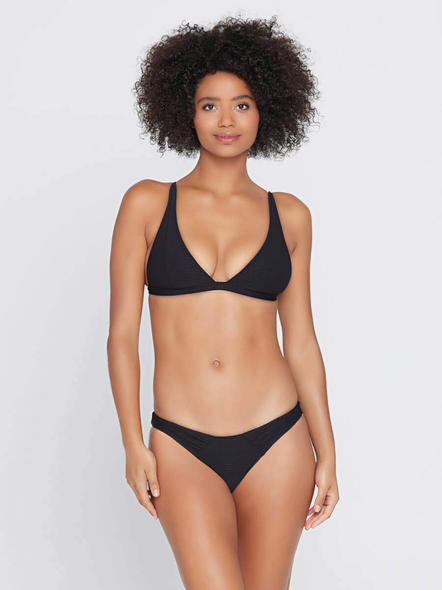 L*Space Eco Chic REPREVE Sol Bottom Classic In Black