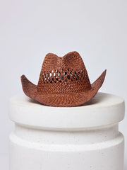 L*Space Remy Hat In Tobacco, view 2, click to see full size