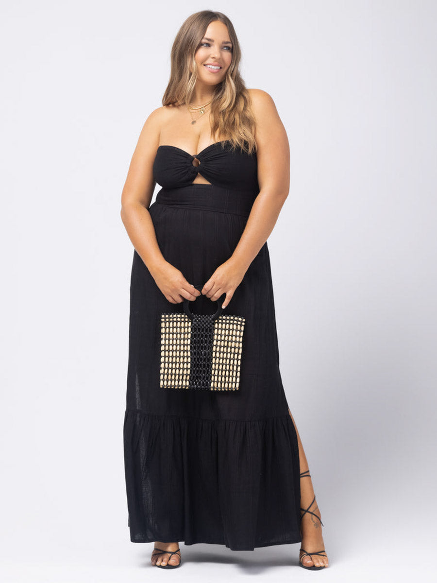L*Space Rocky Bag In Black/Natural