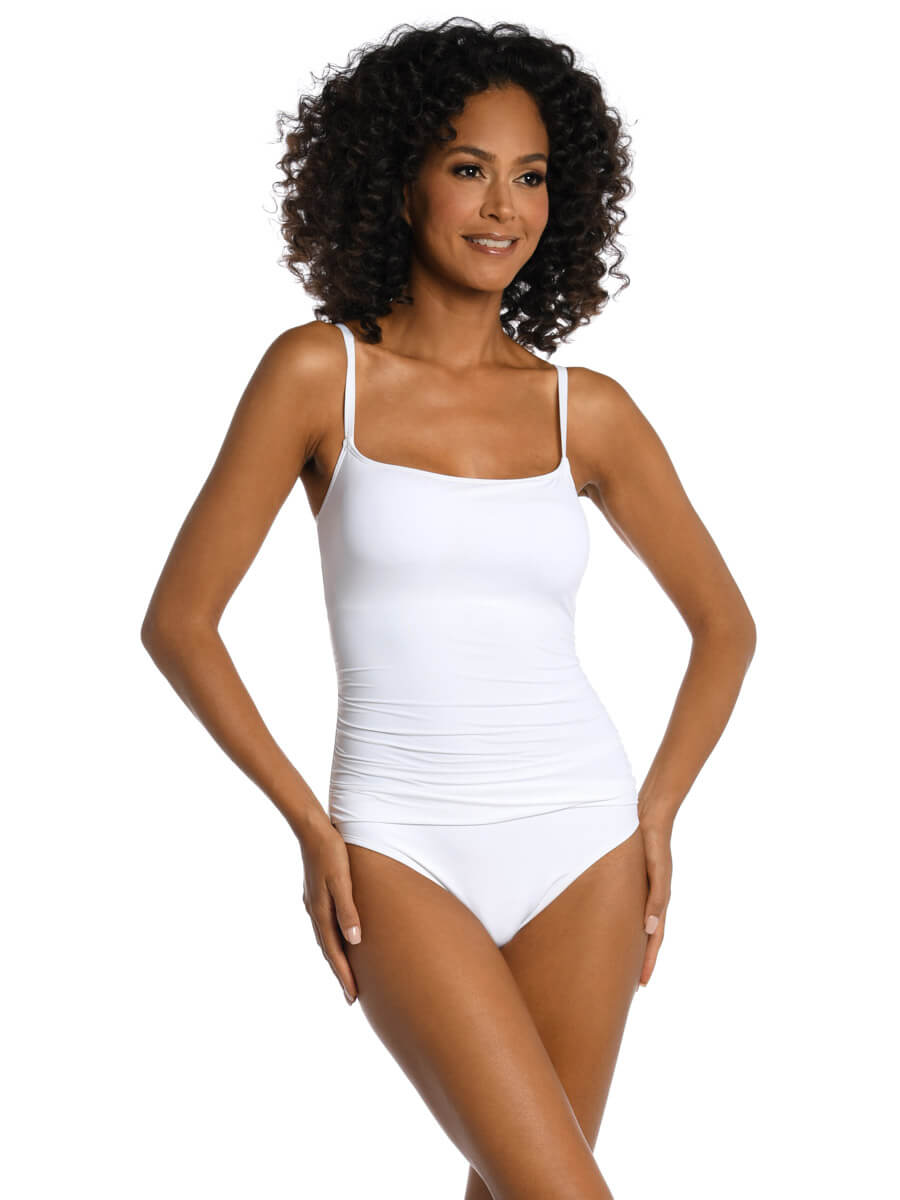 La Blanca Island Goddess Lingerie Maillot In White