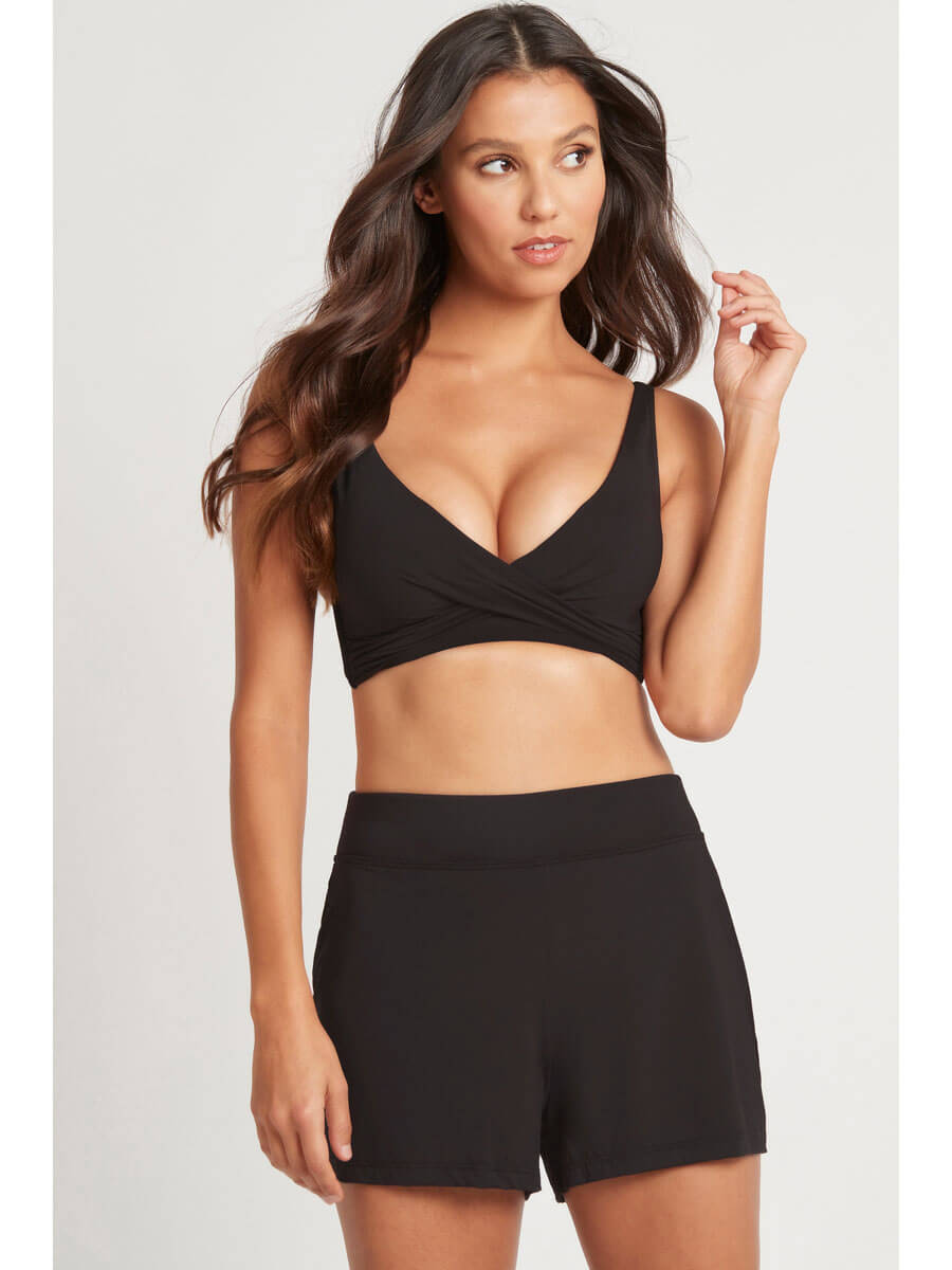 Sea Level Swim Shorts In Black