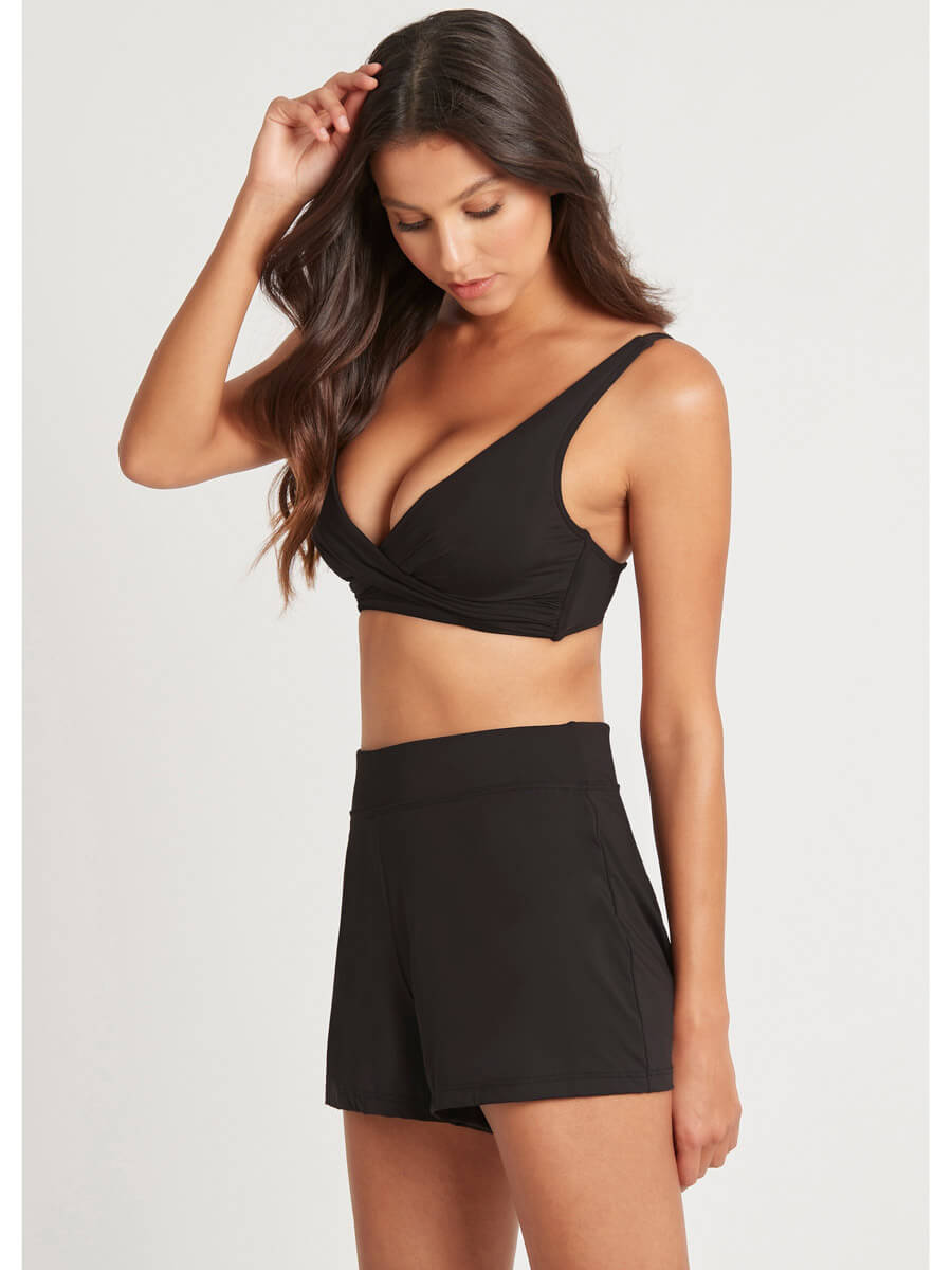 Sea Level Swim Shorts In Black