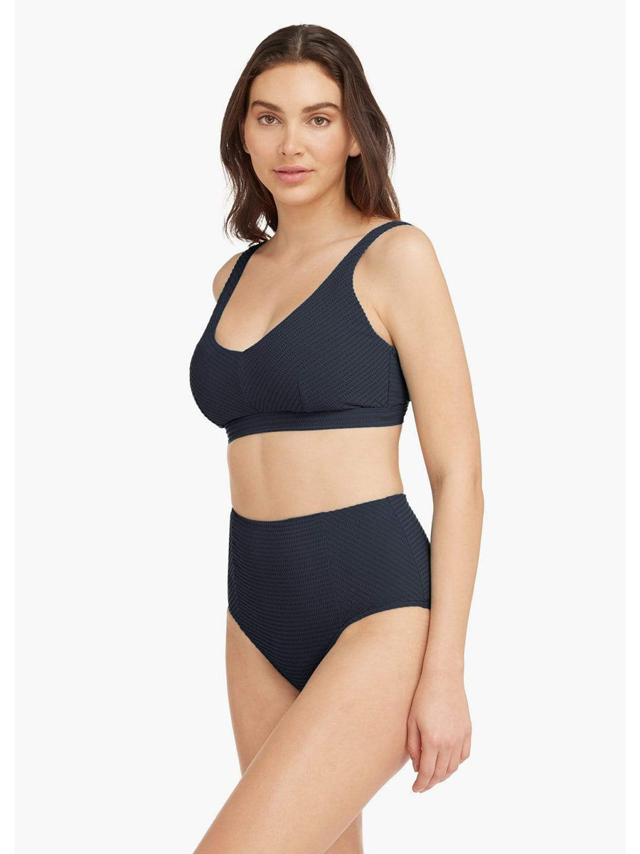 Sea Level Messina High Waist Bottom In Storm Blue