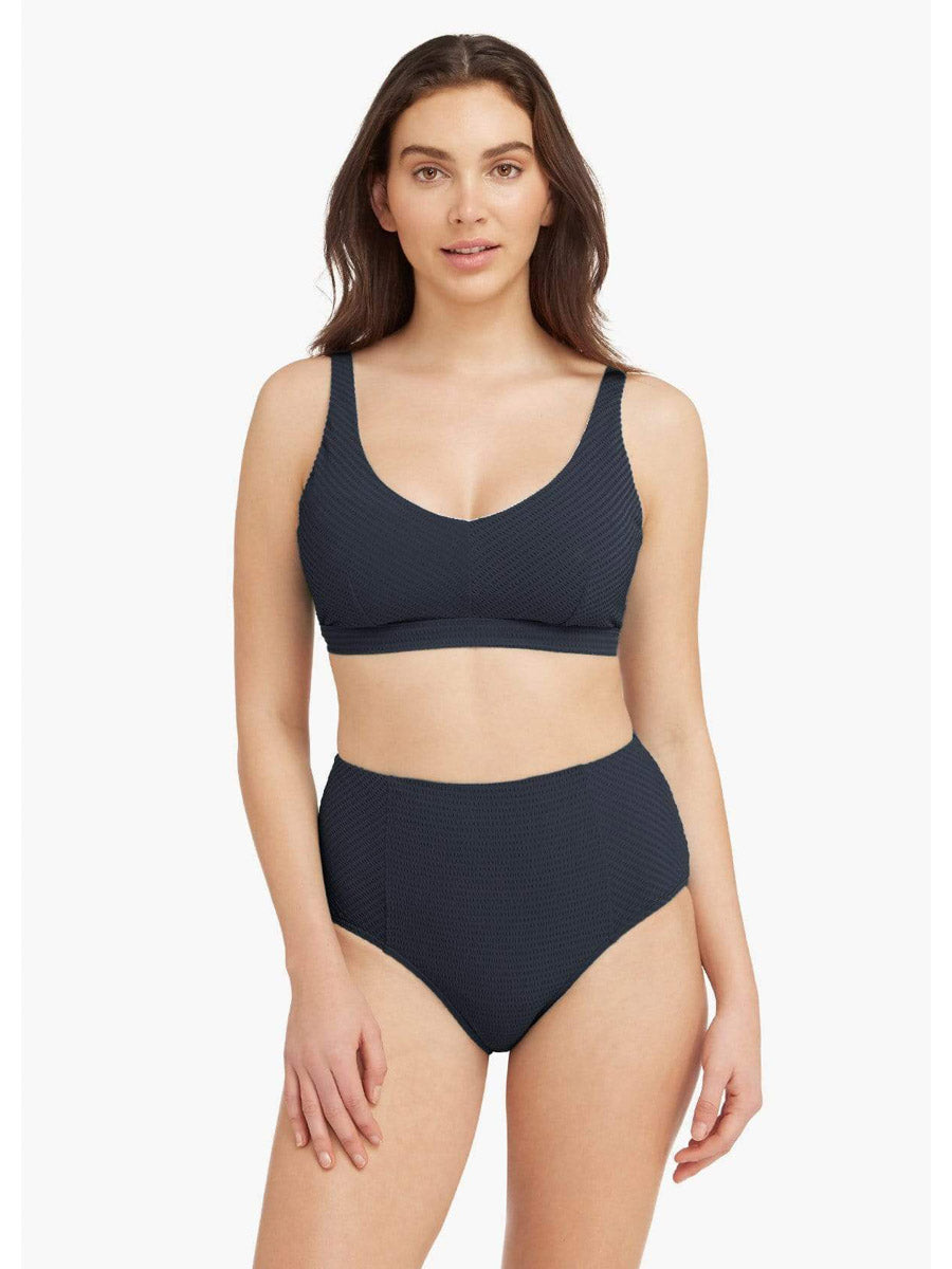 Sea Level Messina High Waist Bottom In Storm Blue