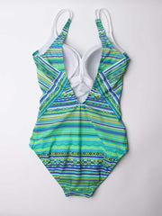 Sunflair One Piece Tank In Green, view 2, click to see full size