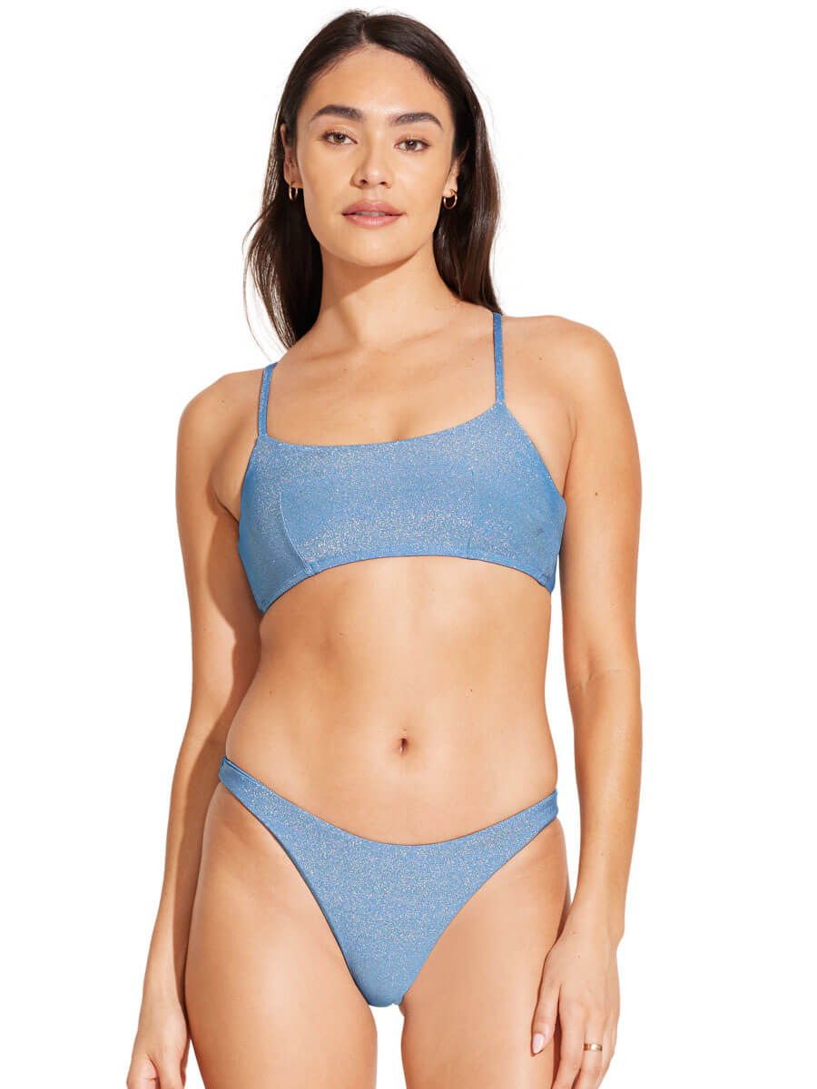 Vitamin A Cali High Leg in Ocean Metallic