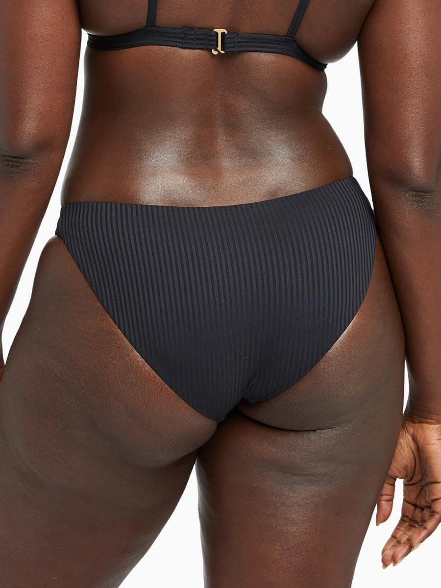 Vitamin A Midori Bottom in Black EcoRib