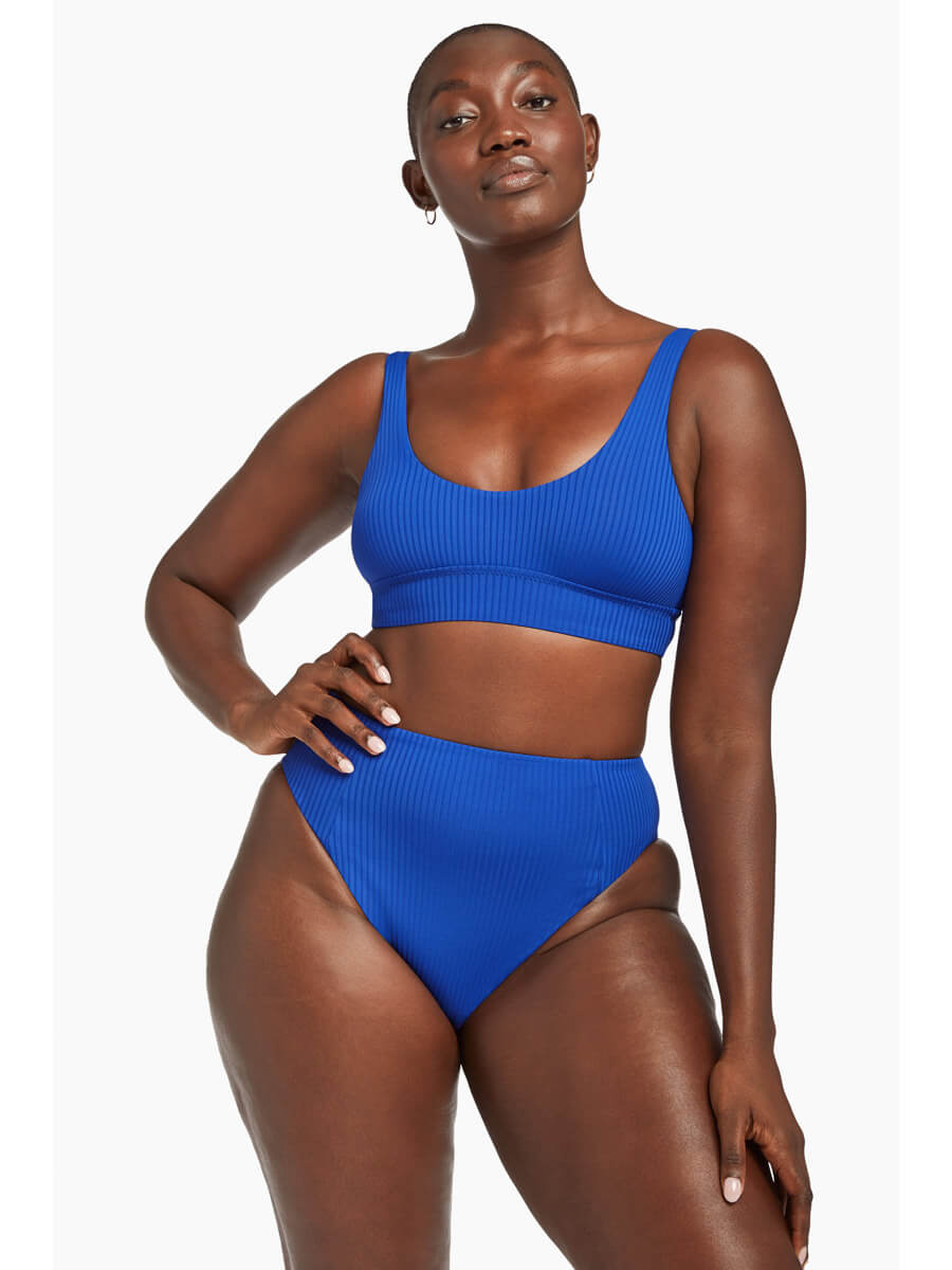 Vitamin A Sienna High Waist In Lagoon EcoRib