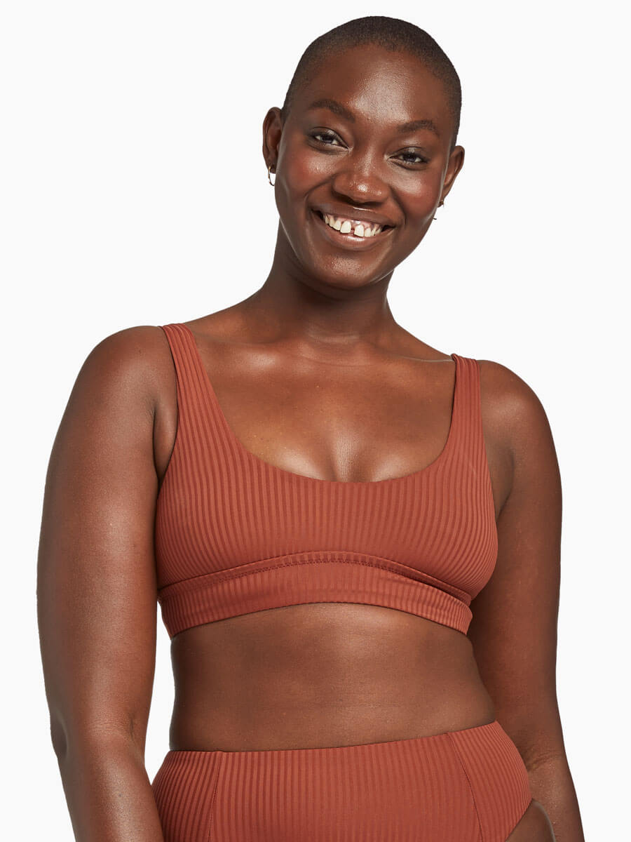 Vitamin A Sienna Tank In Copper EcoRib