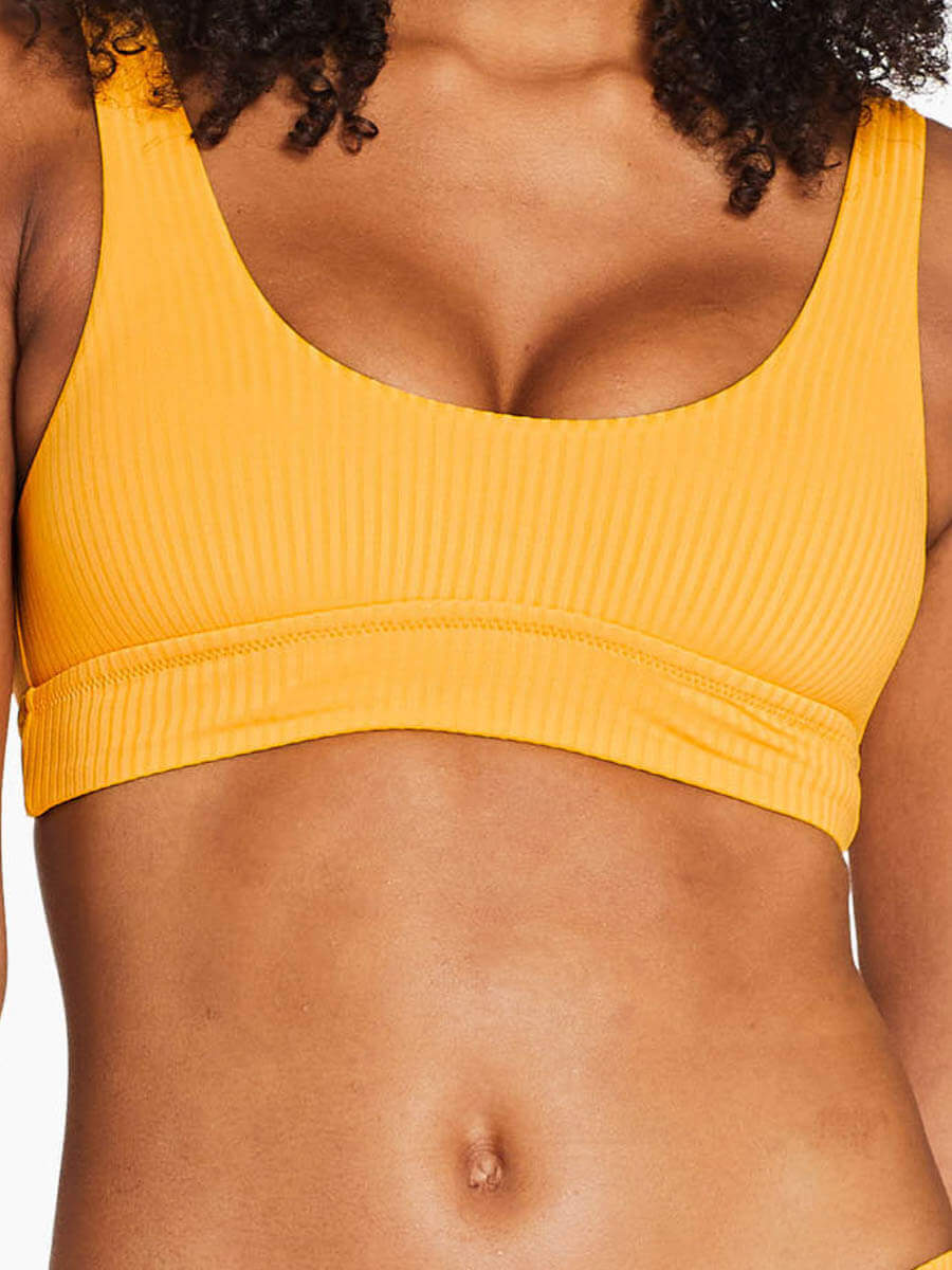 Vitamin A Sienna Tank in Iced Mango EcoRib