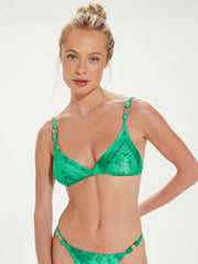 ViX Jaque Kira Top in Tamale Cactus, view 1, click to see full size