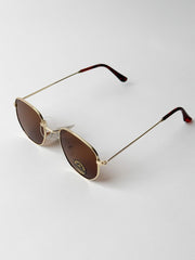 Mercury Kourtney Polarized In Gold/Brown, view 2, click to see full size