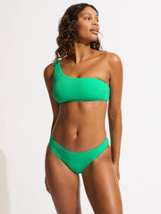 Seafolly Sea Dive Hipster in Jade, view 3, click to see full size