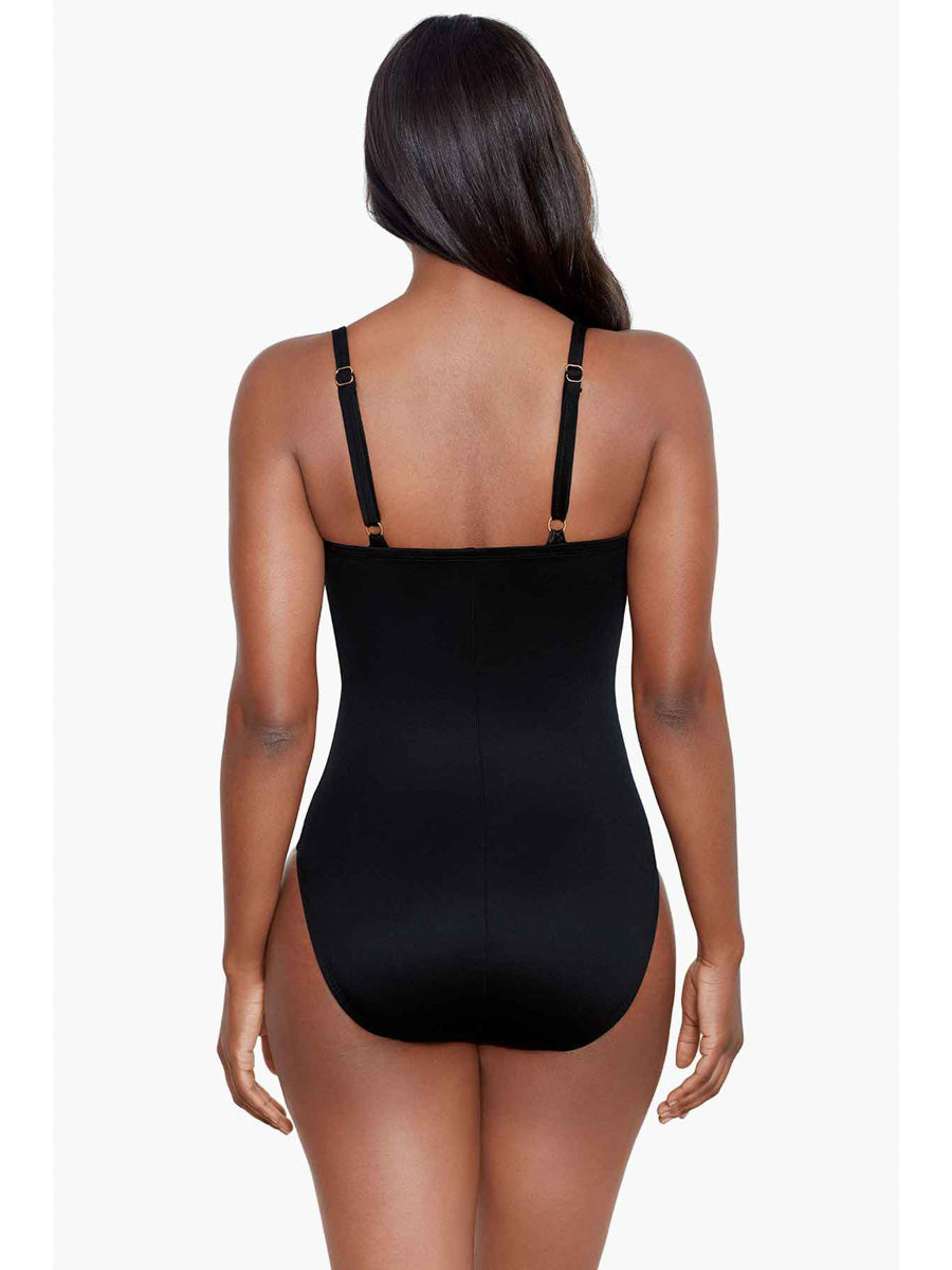 Miraclesuit Rock Solid Starr One Piece Underwire In Black