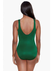 Miraclesuit Rock Solid Avra One Piece In Malachite, view 2, click to see full size