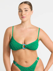 Bond-eye Lissio Ring Top in Emerald Tiger, view 1, click to see full size