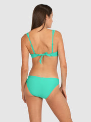 Baku Rococco Longline Bra in Shamrock, view 2, click to see full size