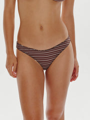 Frankies Bikinis Catalina Full Bottom in Saddle Up, view 3, click to see full size