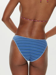 Frankies Bikinis Catalina Full Bottom in Summer Stripe, view 2, click to see full size
