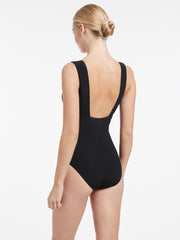 Jets Jetset Plunge One Piece in Black, view 2, click to see full size