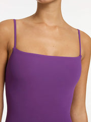 Jets Jetset Minimal Tank One Piece in Amethyst, view 4, click to see full size