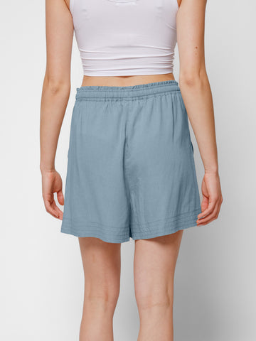 Capri Travel Shorts in Denim