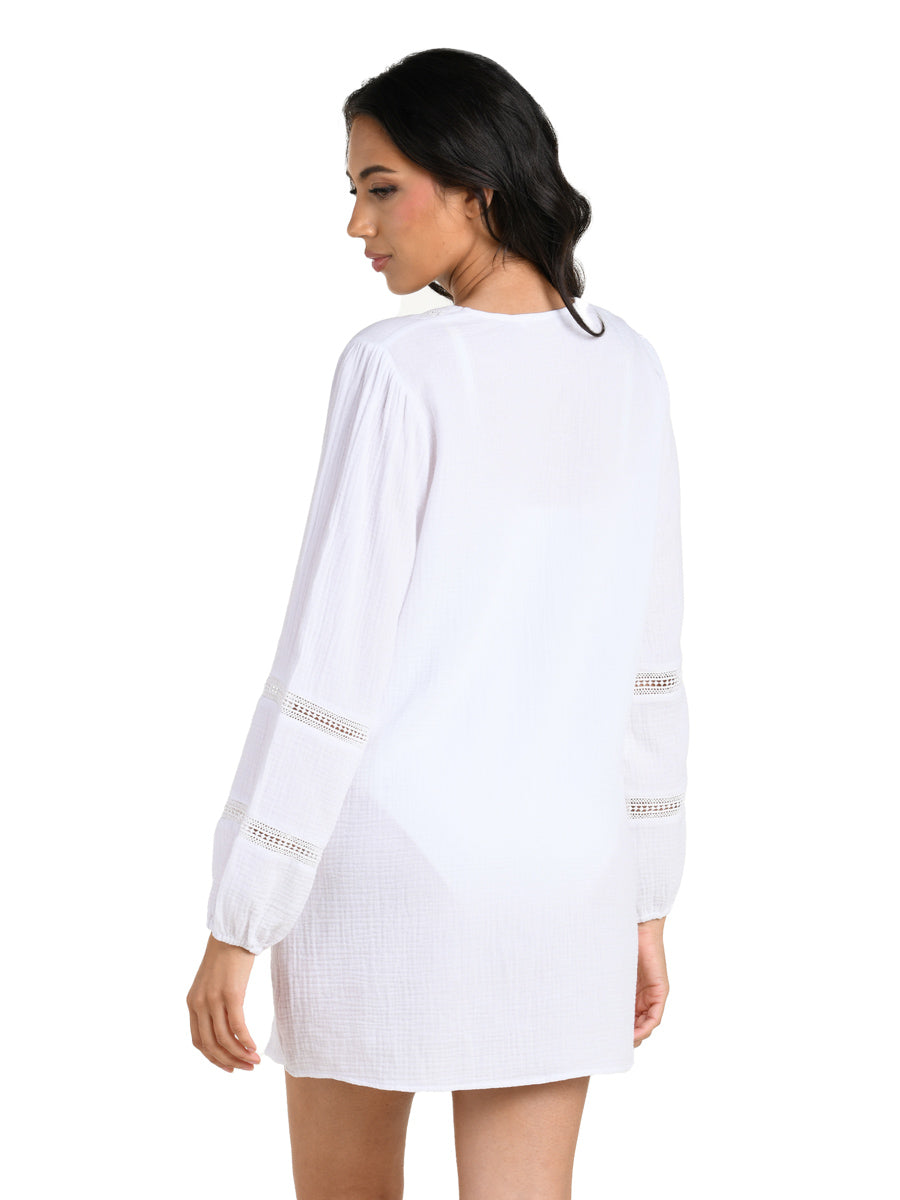 La Blanca Seaside Covers Tunic in White