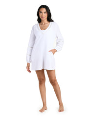 La Blanca Seaside Covers Tunic in White, view 3, click to see full size
