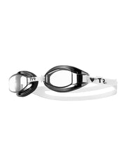 TYR Team Sprint Goggles In Clear/Black/White, view 1, click to see full size