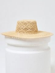L*Space Bungalow Hat In Natural, view 2, click to see full size