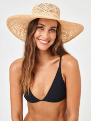 L*Space Bungalow Hat In Natural, view 4, click to see full size