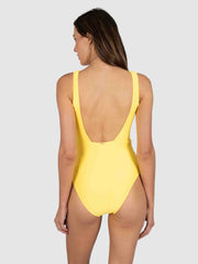 Baku Rococco Longline One Piece in Butter, view 2, click to see full size