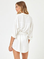 L*Space Mila Dress In Cream, view 2, click to see full size