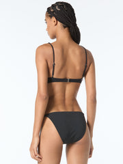 Michael Kors Oval Link Bralette in Black, view 2, click to see full size