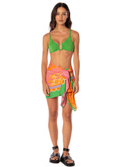 Maaji Isla Pareo in Floating Blooms, view 4, click to see full size