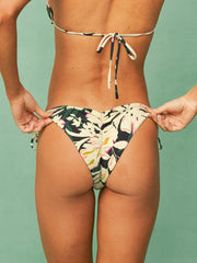 Maaji Sunny Tie Side Cheeky Bottom in Tropical Leaves, view 2, click to see full size