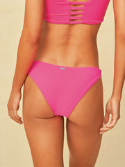 Maaji Flirt Cheeky Bottom in Radiant Pink, view 2, click to see full size