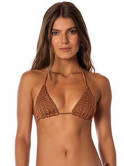 Maaji Balmy Top in Golden Sand, view 1, click to see full size