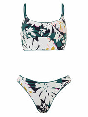 Maaji Dinna Sporty Bralette in Brunswick Green, view 4, click to see full size