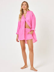 L*Space Rio Tunic In Guava, view 1, click to see full size