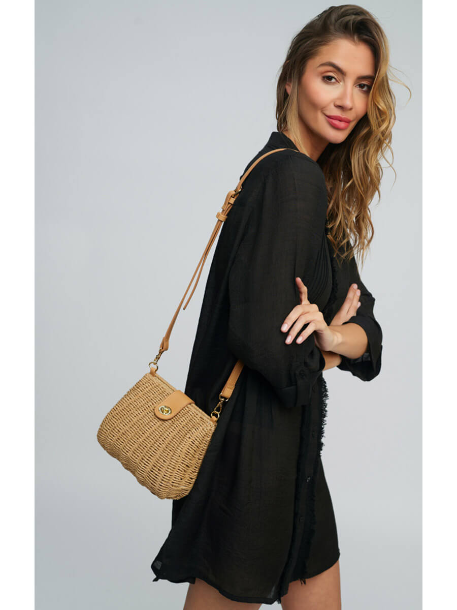 Pia Rossini Reeva Beach Shirt in Black