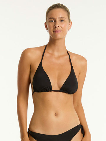 Sea Level Essentials Triangle Top in Black