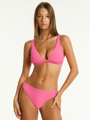 Sea Level Spinnaker Longline Bralette In Candy, view 4, click to see full size