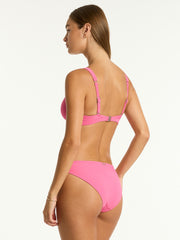 Sea Level Spinnaker Longline Bralette In Candy, view 2, click to see full size