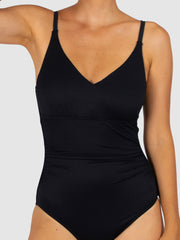 Baku Rococco D/E One Piece In Nero, view 4, click to see full size