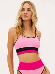 Beach Riot Eva Top in Amour Colorblock, view 1, click to see full size