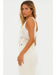 Beach Riot Leigh Top in Ivory, view 3, click to see full size