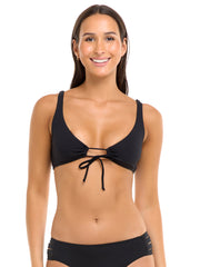 Body Glove Ibiza Lolah Top in Black, view 1, click to see full size