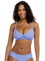 Body Glove Smoothies Drew Bralette in Periwinkle, view 1, click to see full size